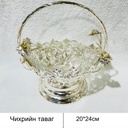 төмөр гоёлын чихрийн таваг дугуй