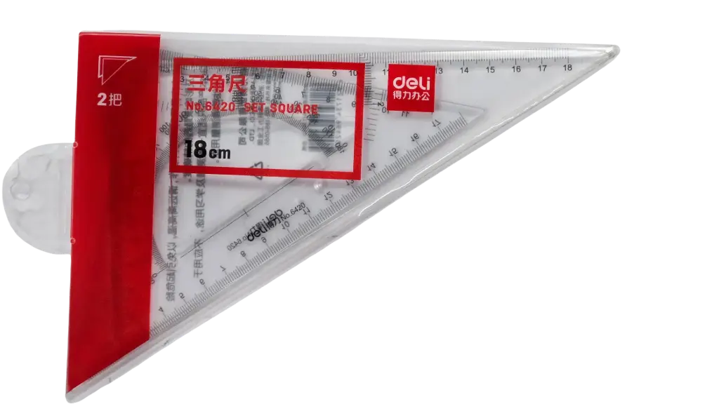 Шугам гурвалжин 6420/deli/ 18cm