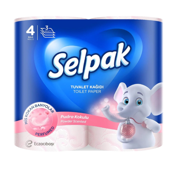 D/ Selpak Perfumed BRT 4 rolls Powder Scented