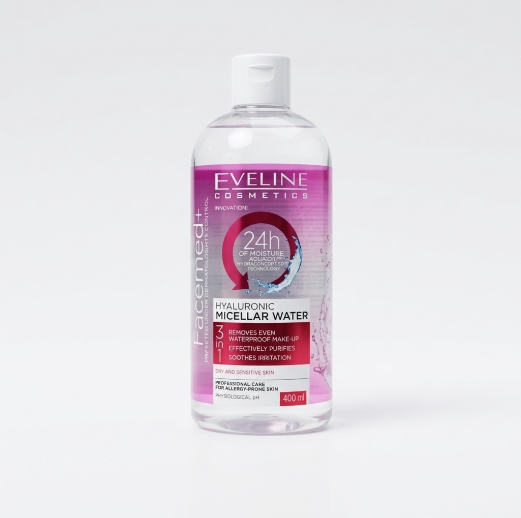 Eveline мициль ус hyaluronic 400мл Facemed