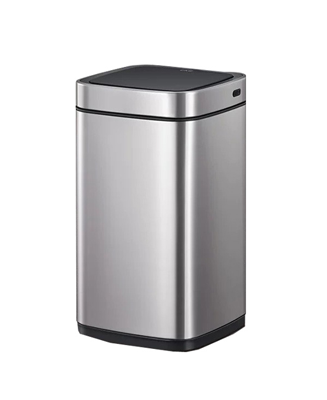 Мэдрэгчтэй хогийн сав, төмөр, Мөнгөлөг, 12л EK9252RGMT