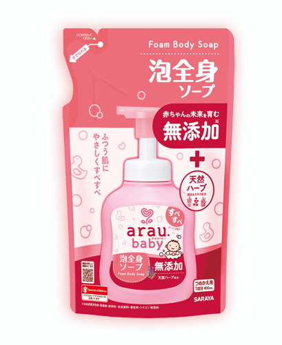 0+ Биеийн хөөсөн саван запас 400мл