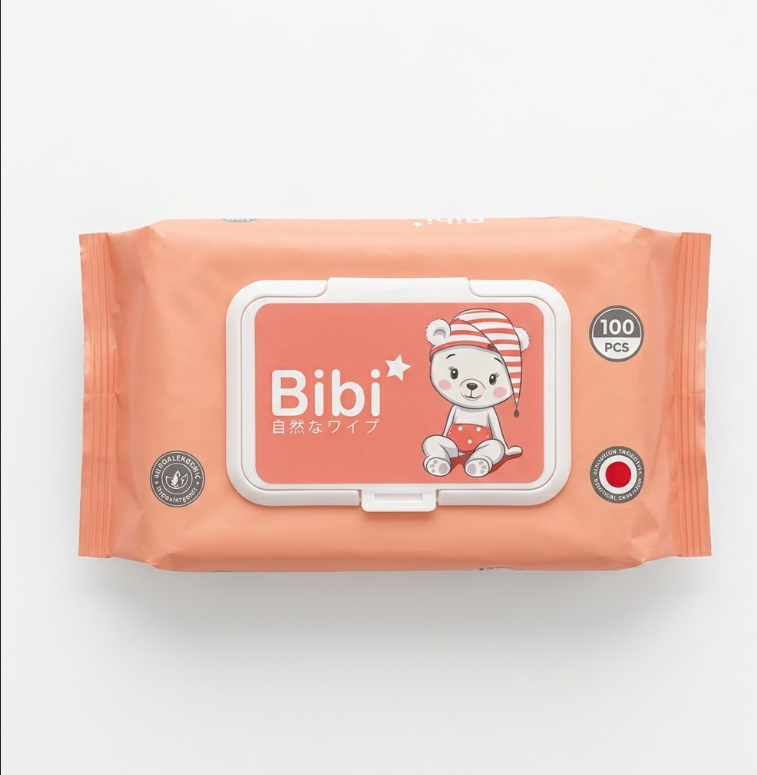 Bibi хүүхдийн нойтон салфетка 100ш
