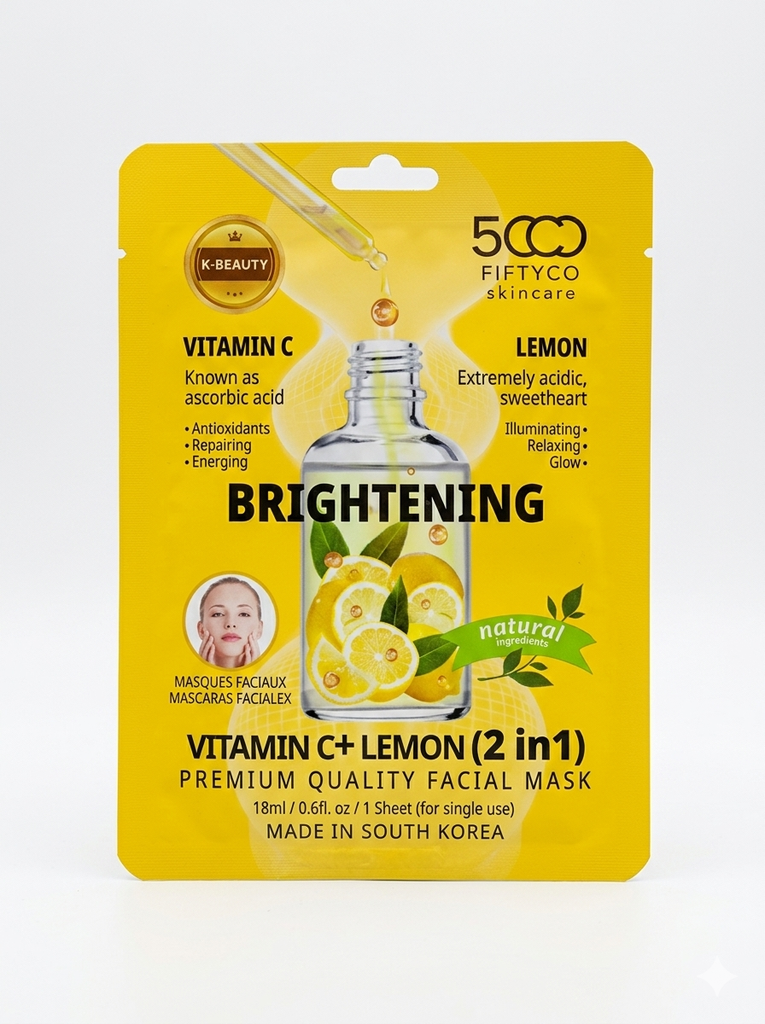 Pure skin Vitamin C+Lemon mask