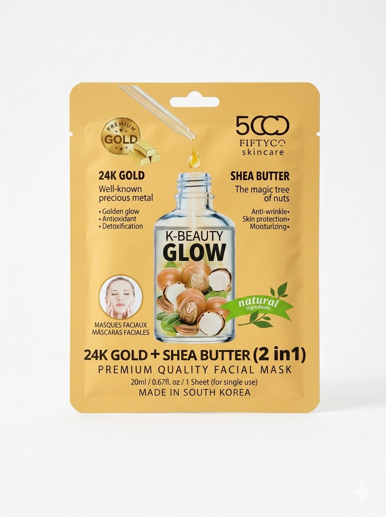 Pure skin 24k+shea butter mask
