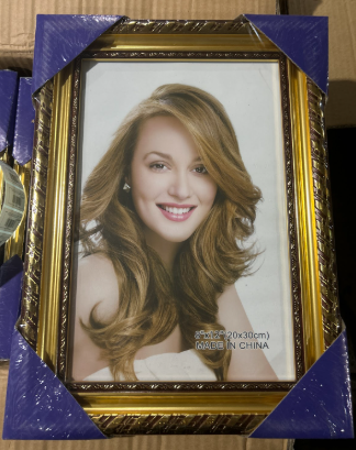 Өргөн хүрээтэй шар бор хээтэй   жааз 20*30см  307 №11