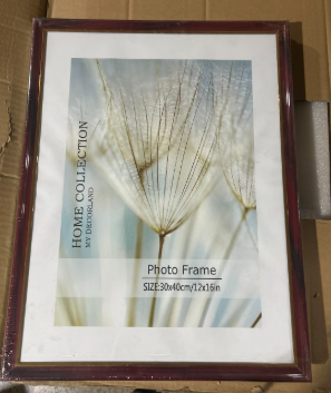 Нарийн бор хүрээтэй жааз 30*40см  PB30-1 №16