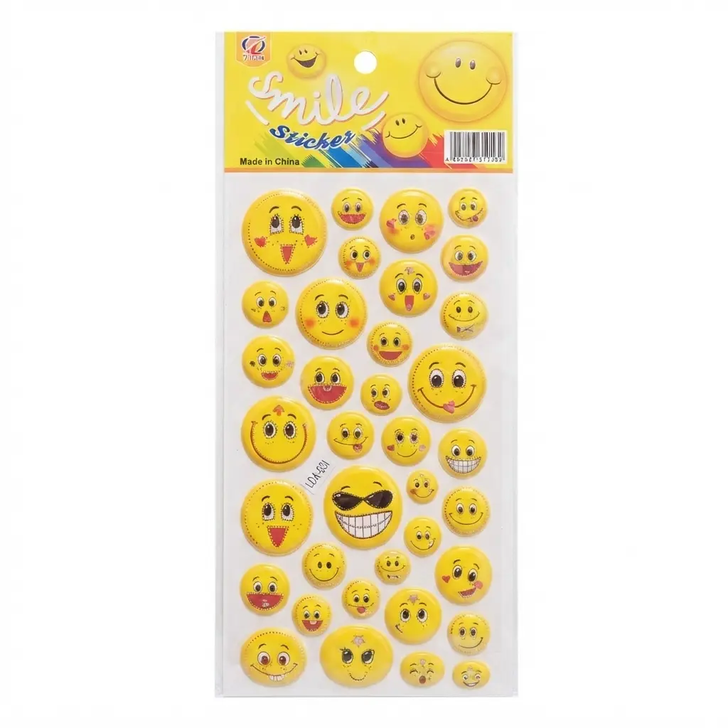 стикер зураг smile шар LDA