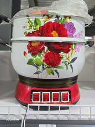 [50801] цэцэгтэй тогоо 30см