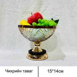 [60162] төмөр ирмэгтэй чихрийн таваг