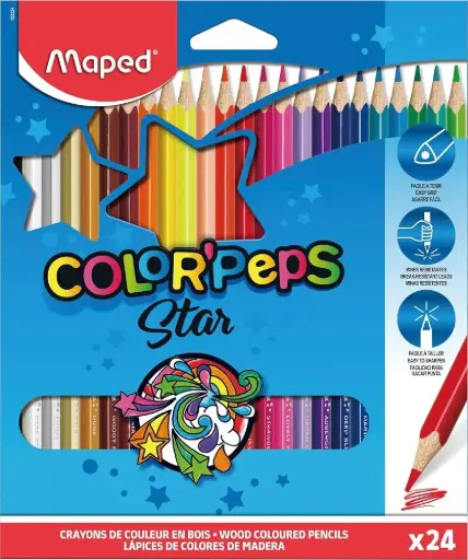 [6939789301746] Өнгийн харандаа 24 ширхэг