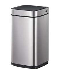 [6951800606296] Мэдрэгчтэй хогийн сав, төмөр, Мөнгөлөг, 21л EK9252RGMT