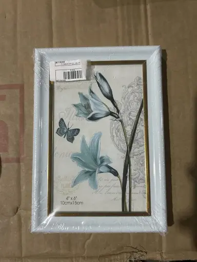 [823351] Нарийн цагаан хүрээтэй жааз 10*15см  PB30-1 №6
